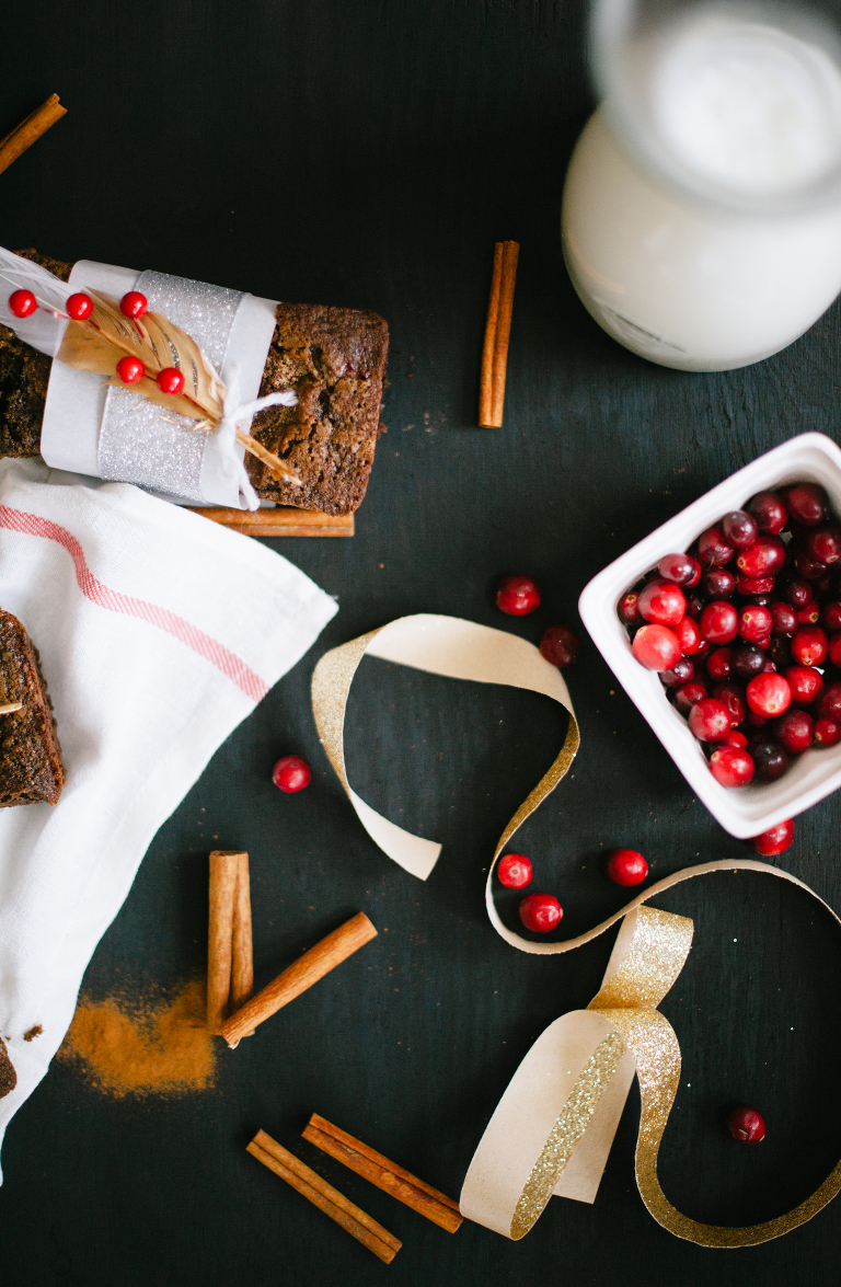 Chocolate Cinnamon Cranberry bread-14