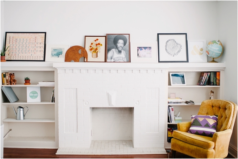 Jasmine Pulley Humboldt Park Apartment Living Room Tour Vintage Midcentury Modern Style -4