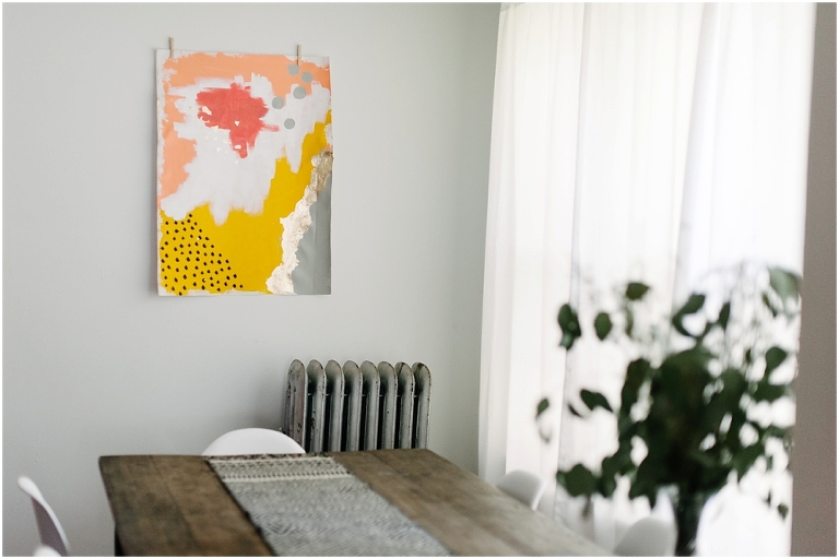 DIY gold leaf foil abstract painting wildlyspun.com-12