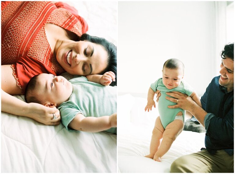 West Town, Chicago family in home photography session