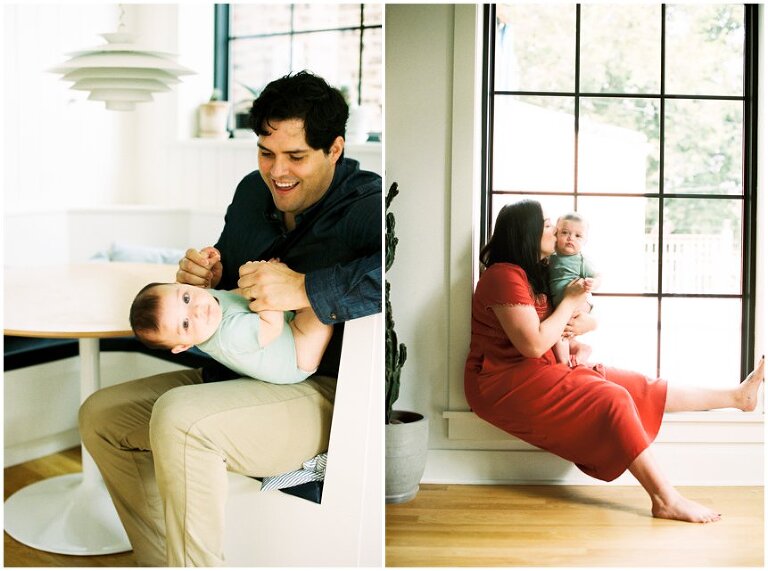 West Town, Chicago family in home photography session