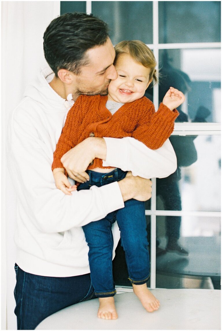 Chicago family in home photography session