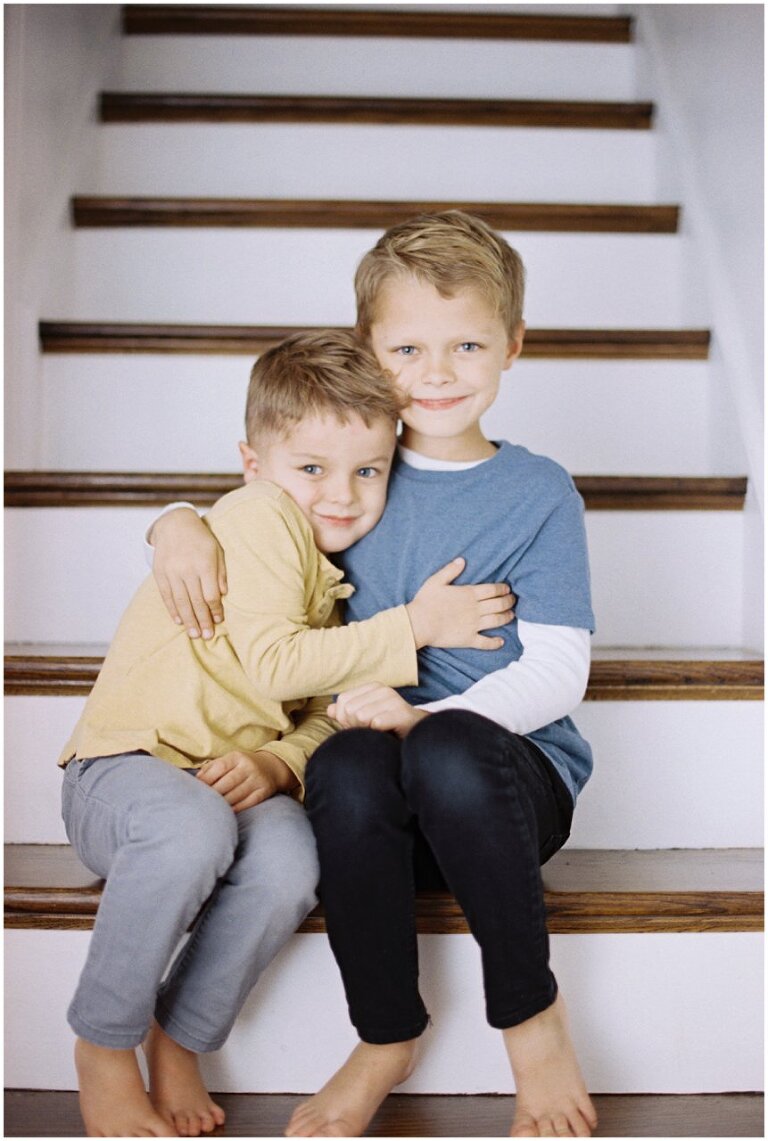 Chicago family in home photography session