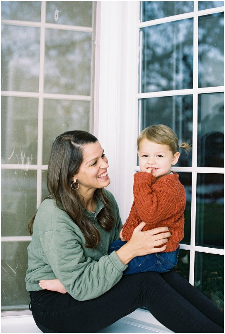 Chicago family in home photography session