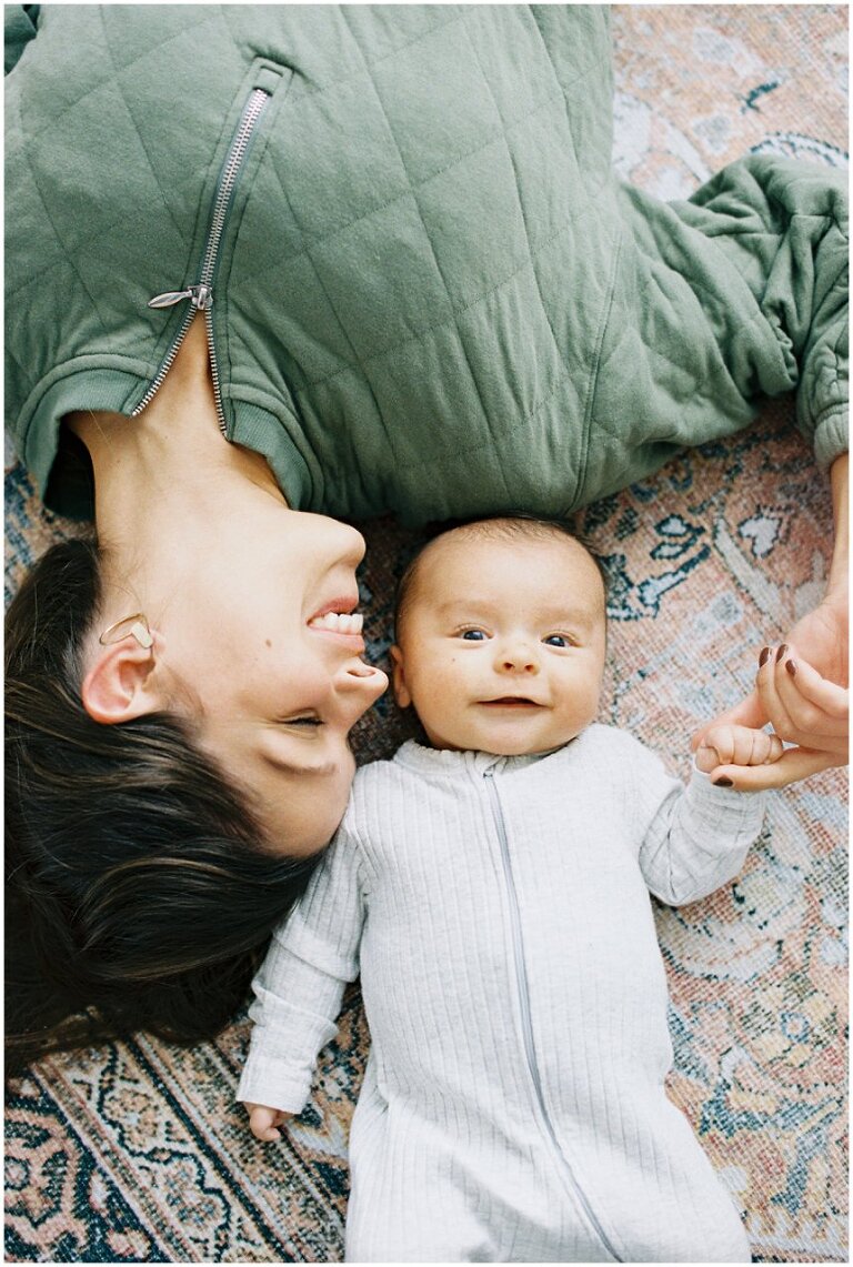 Chicago family in home photography session