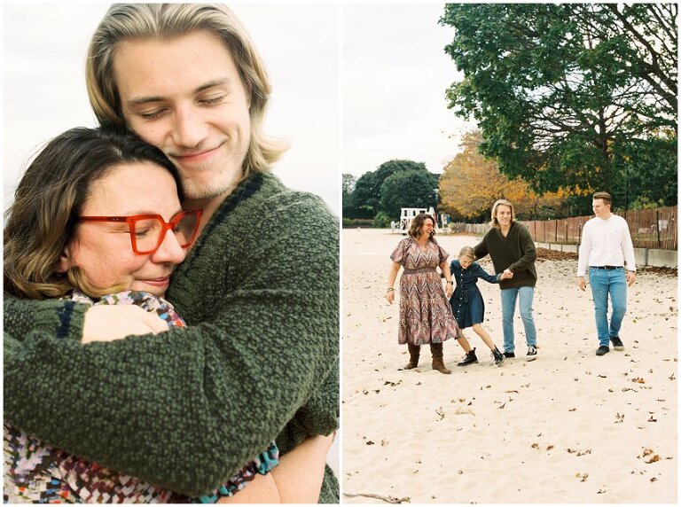 Evanston Beach, Chicago family lifestyle photography session
