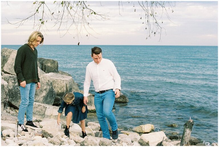 Evanston Beach, Chicago family lifestyle photography session