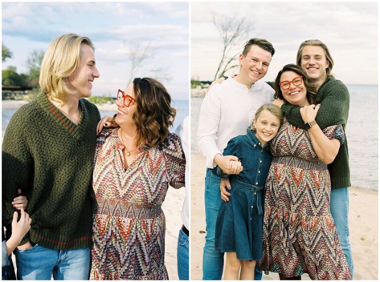 Evanston Beach, Chicago family lifestyle photography session