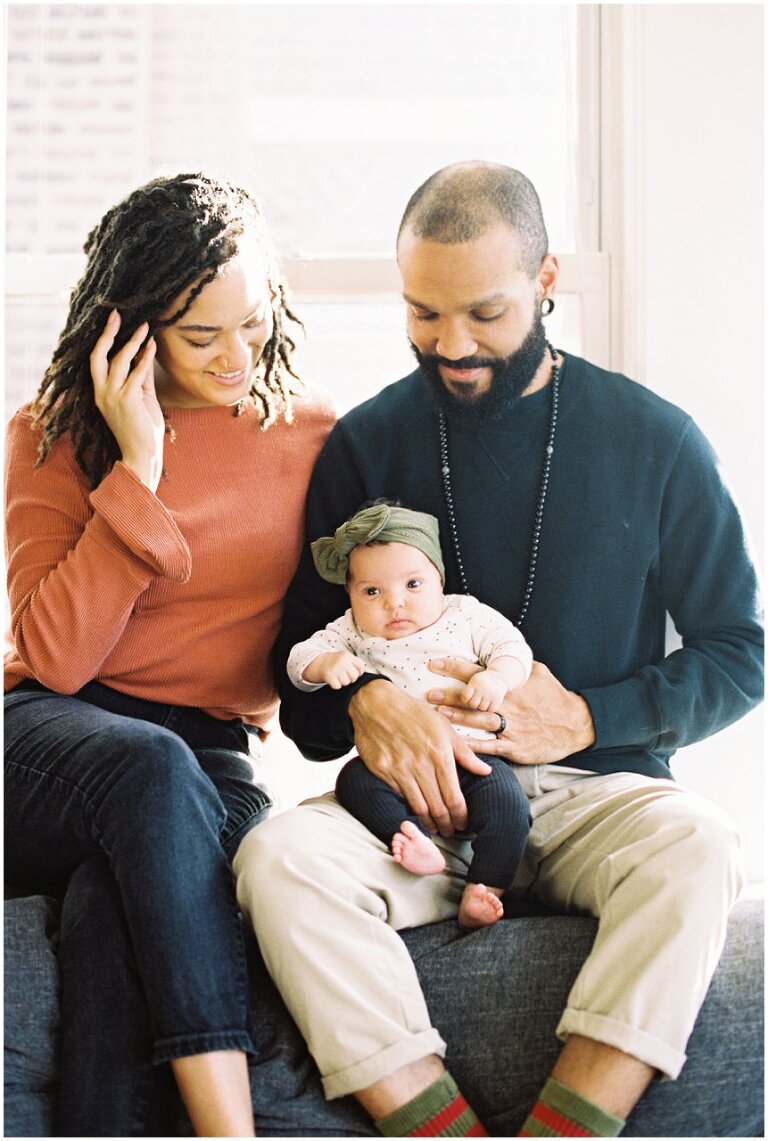 Logan Square, Chicago family in home photography session