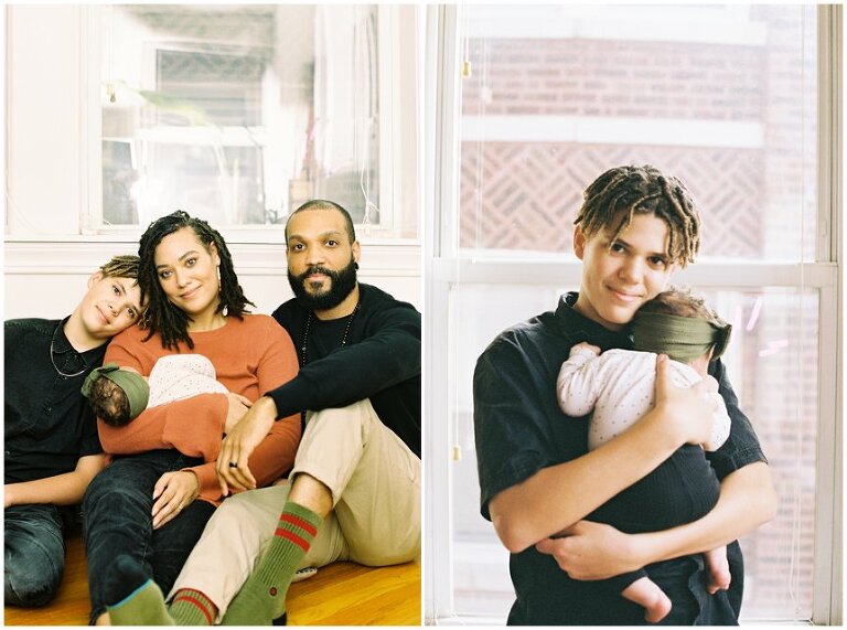 Logan Square, Chicago family in home photography session