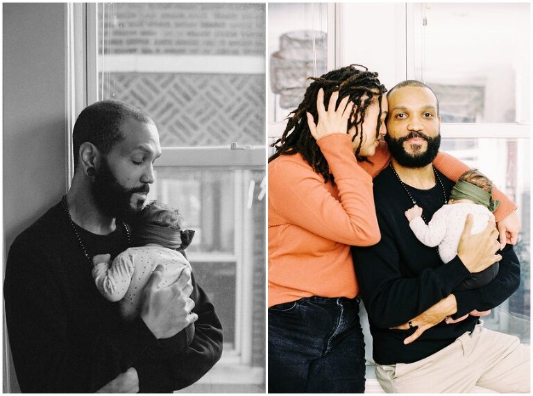 Logan Square, Chicago family in home photography session