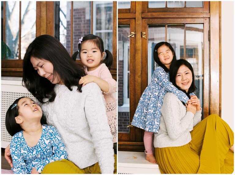 Albany Park, Chicago family in home photography session