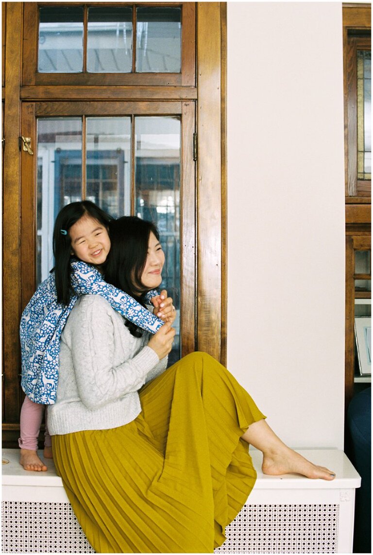 Albany Park, Chicago family in home photography session