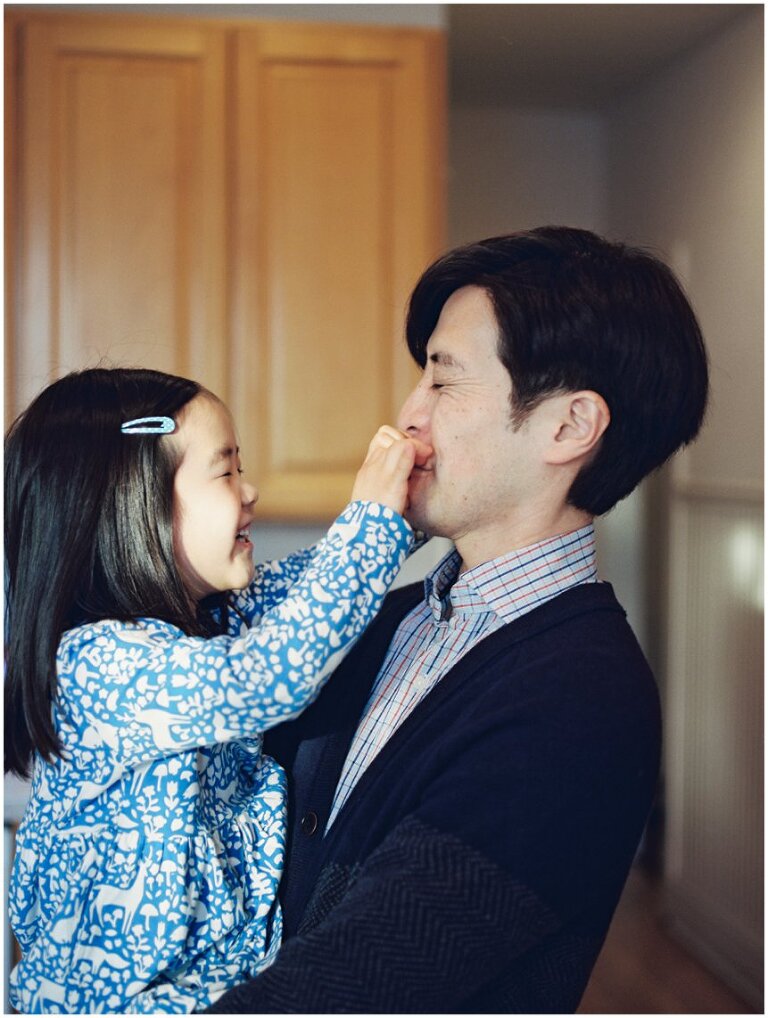 Albany Park, Chicago family in home photography session