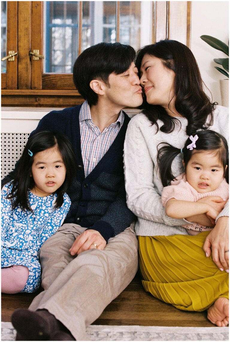 Albany Park, Chicago family in home photography session