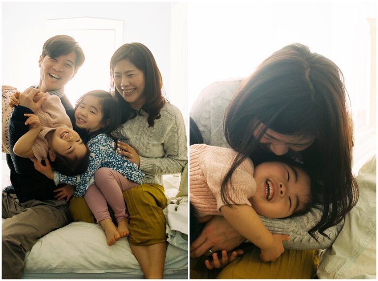 Albany Park, Chicago family in home photography session