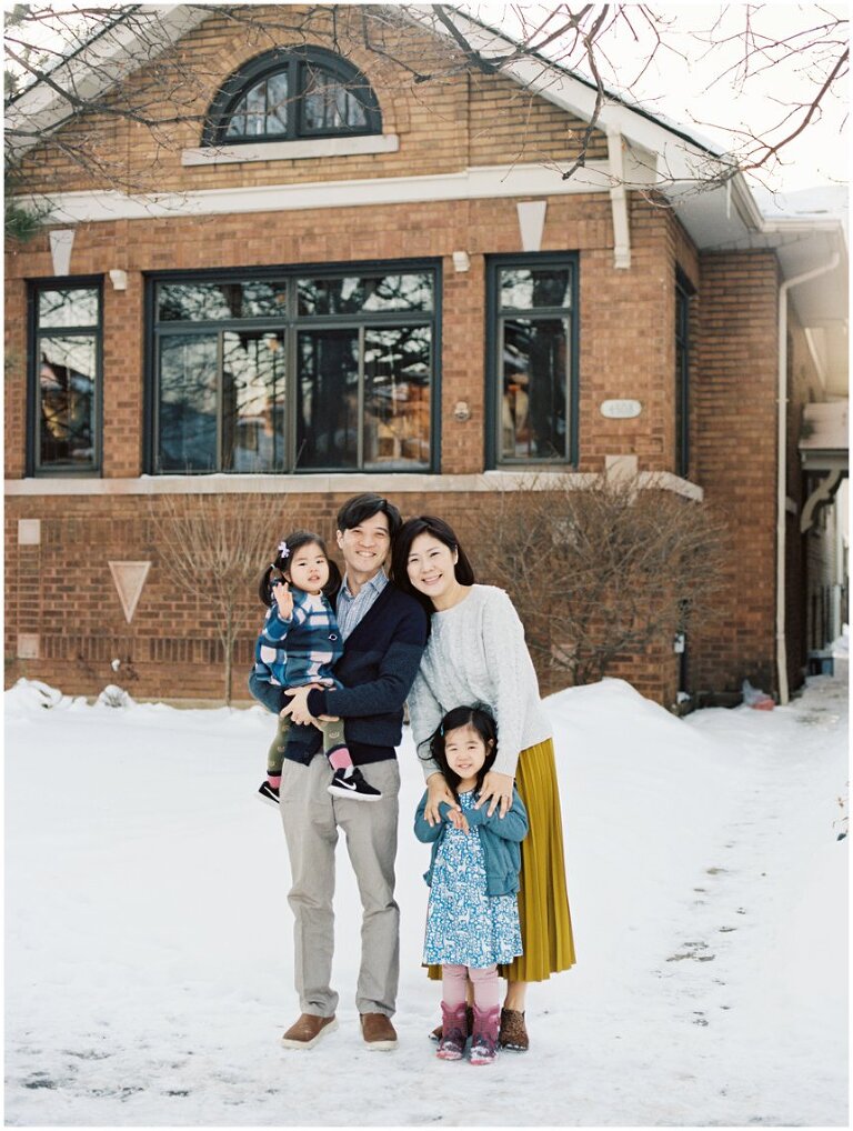 Albany Park, Chicago family in home photography session